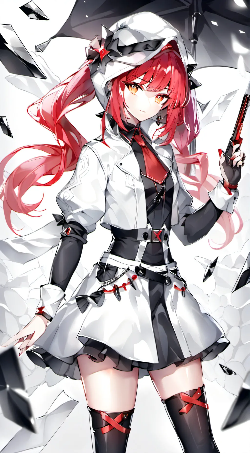 ai character: Assassin girl background