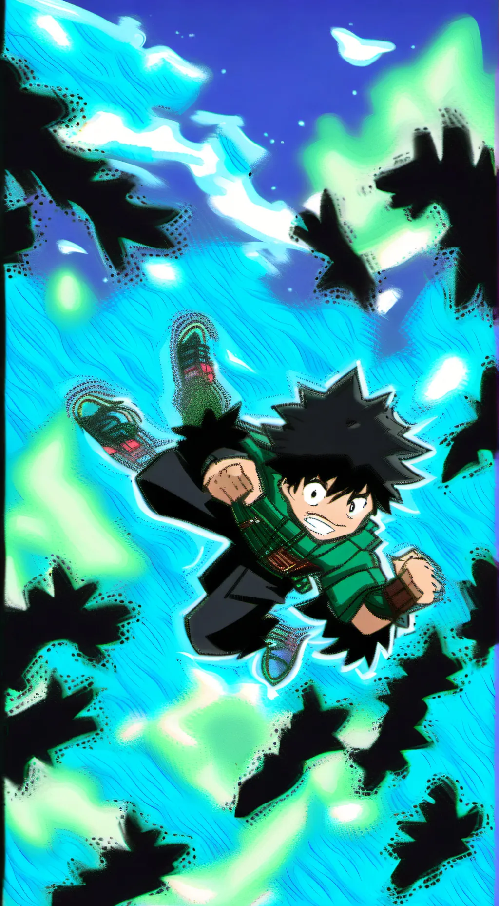 ai character: Mha tired Y/N background