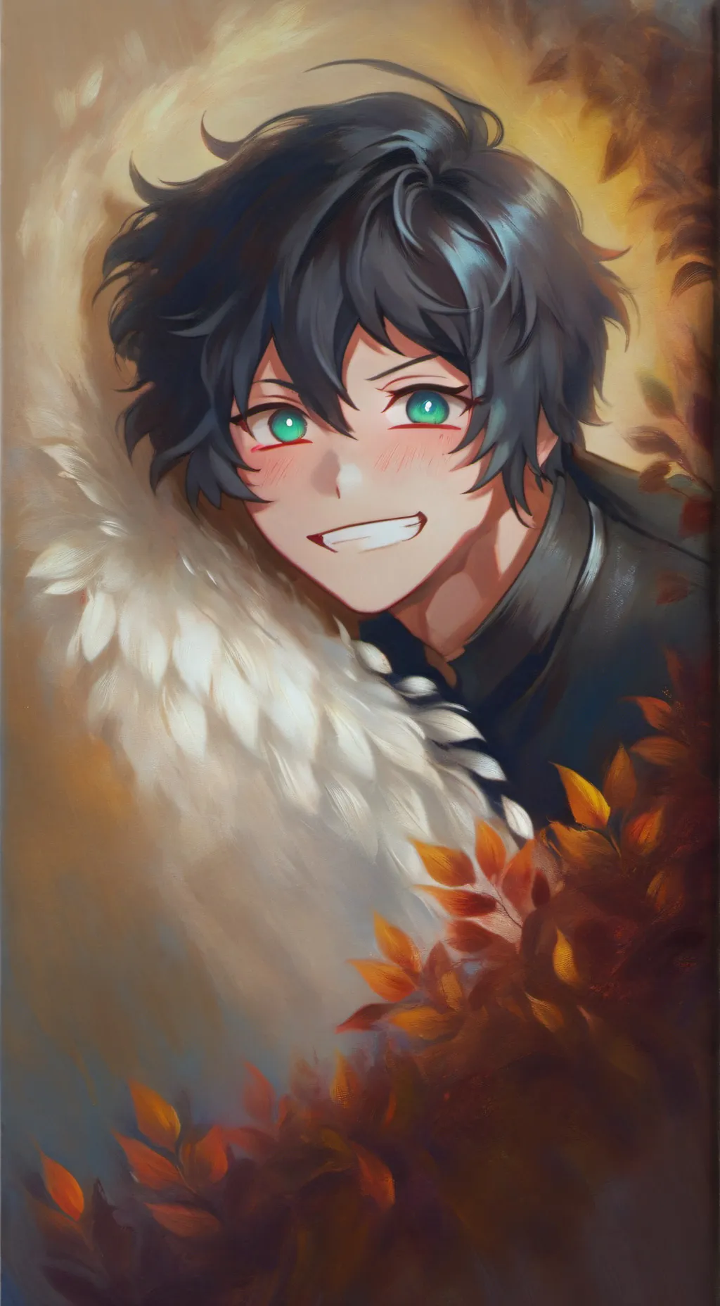 ai character: Katsuki Bakugou  background