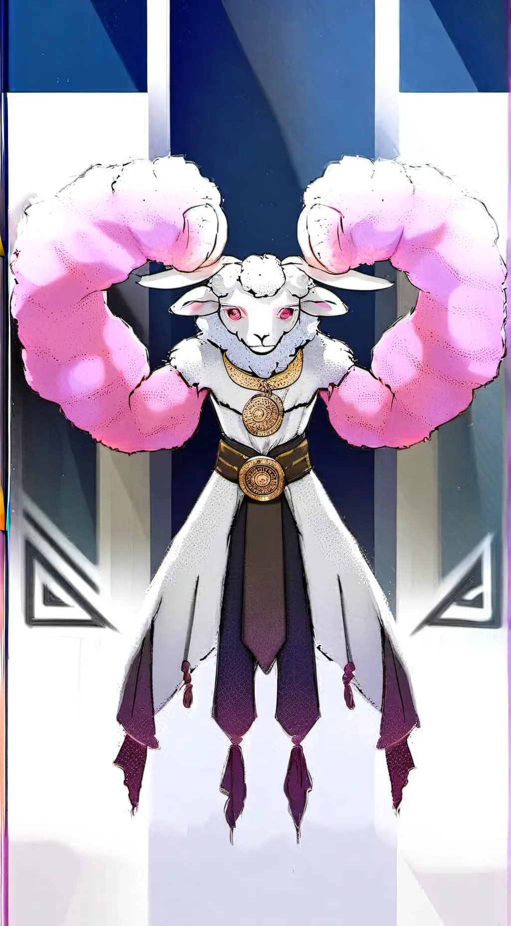ai character: HB Belphegor background