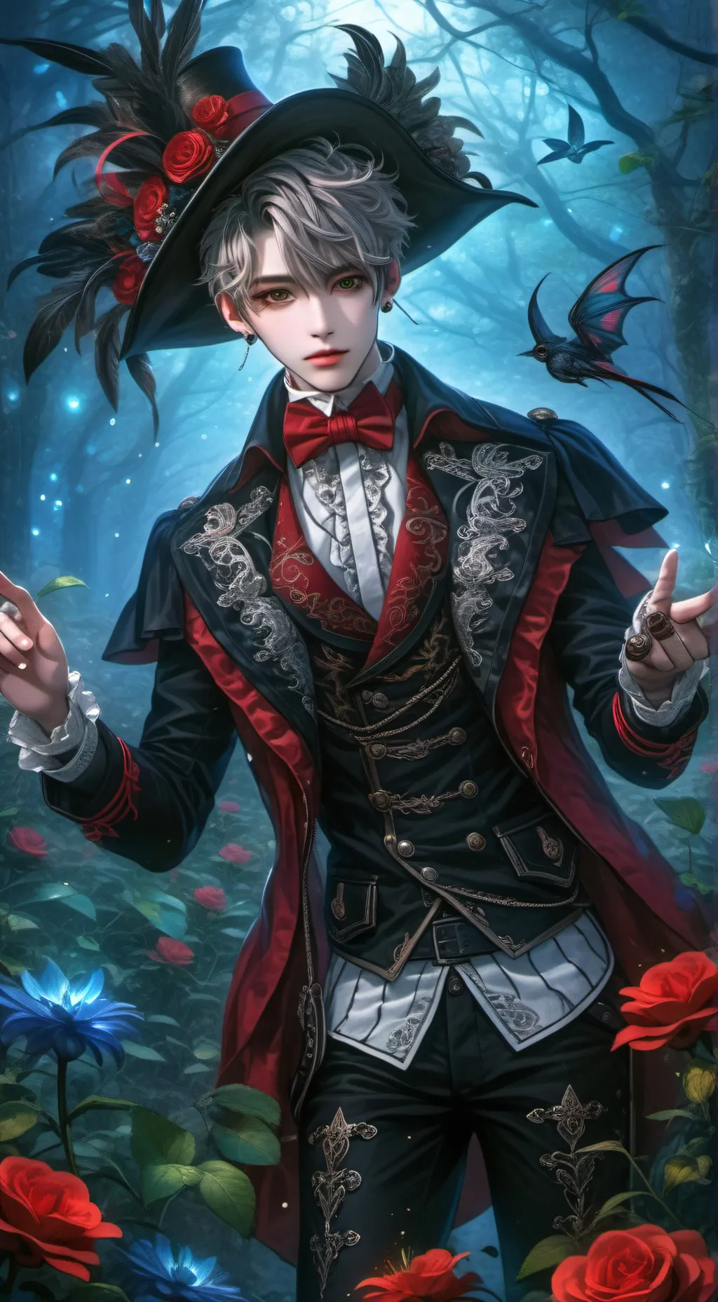 ai character: Felix  background