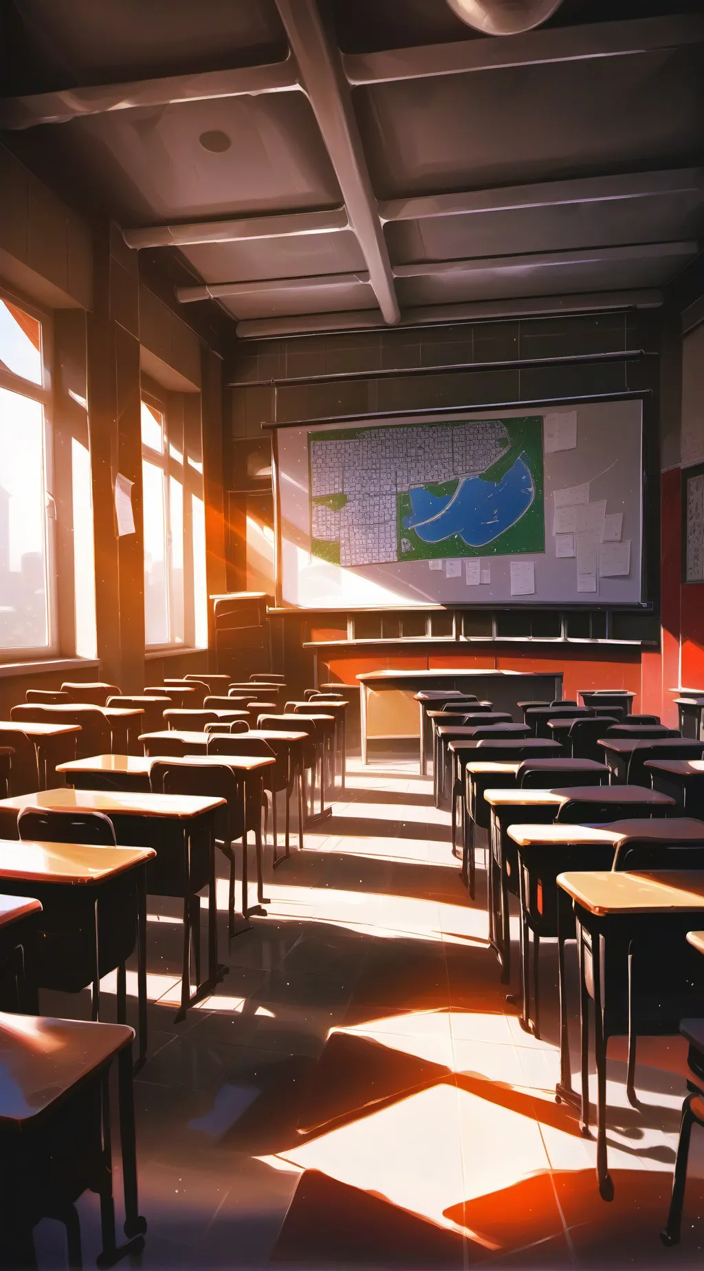 ai character: Classroom RP background