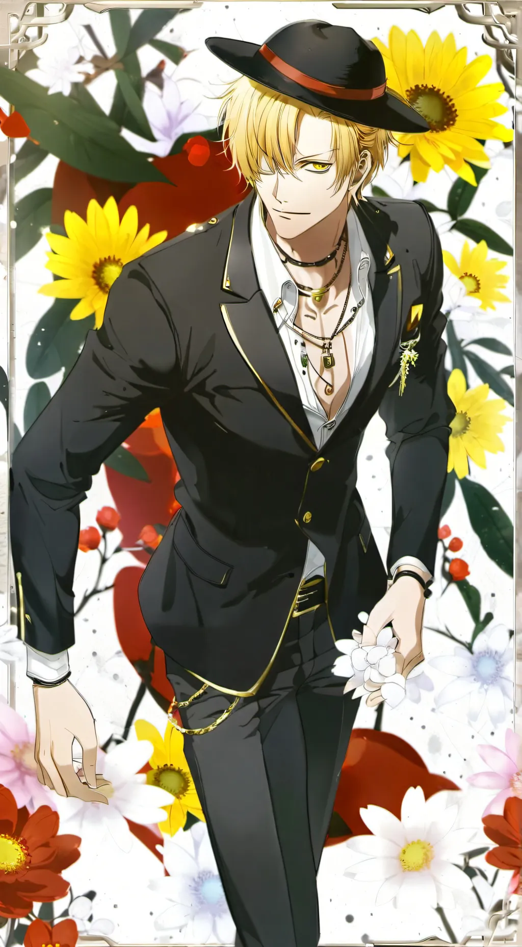ai character: Sanji background