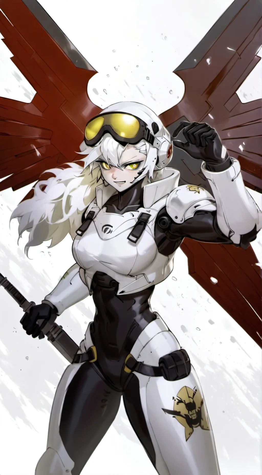 ai character: illuminate background