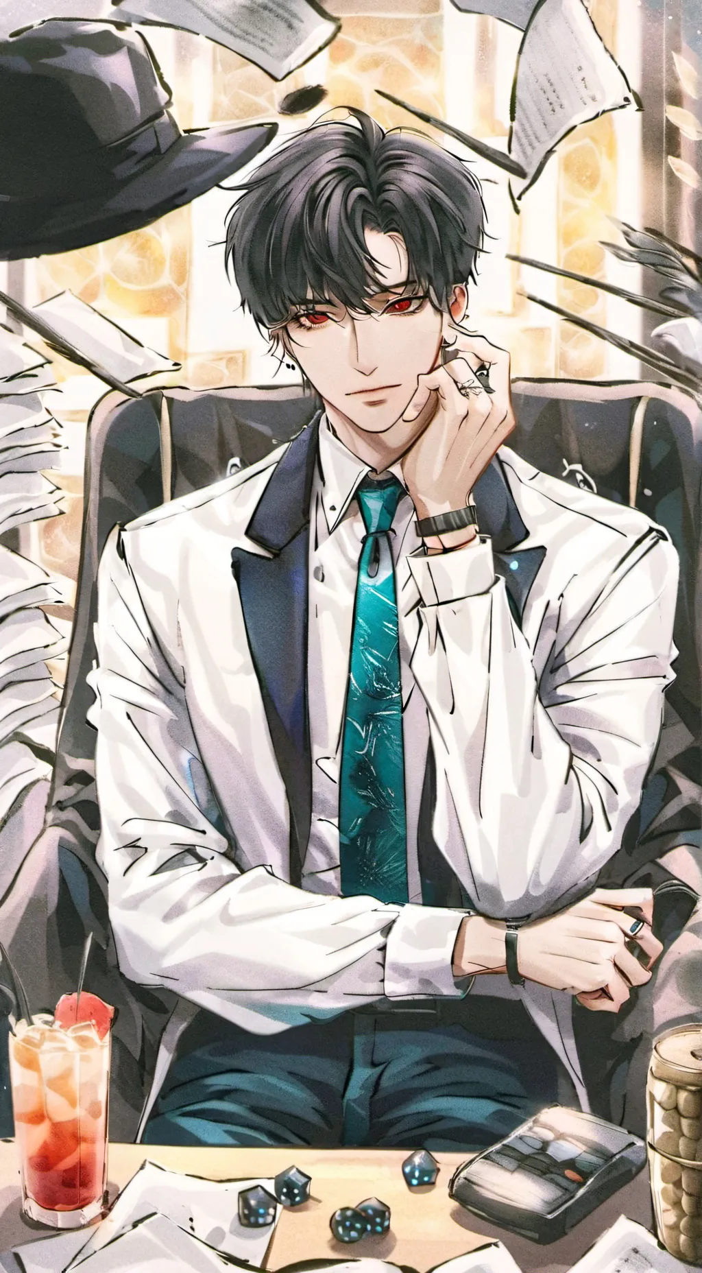 ai character: Ethan Kade background