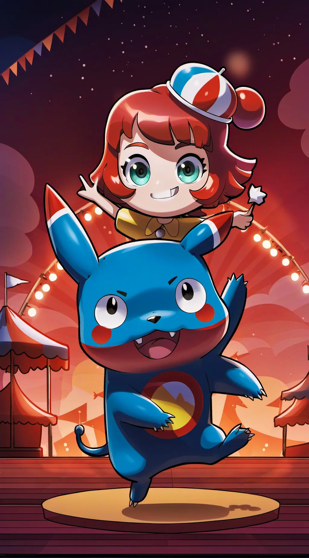 ai character: Tadc loser baby background