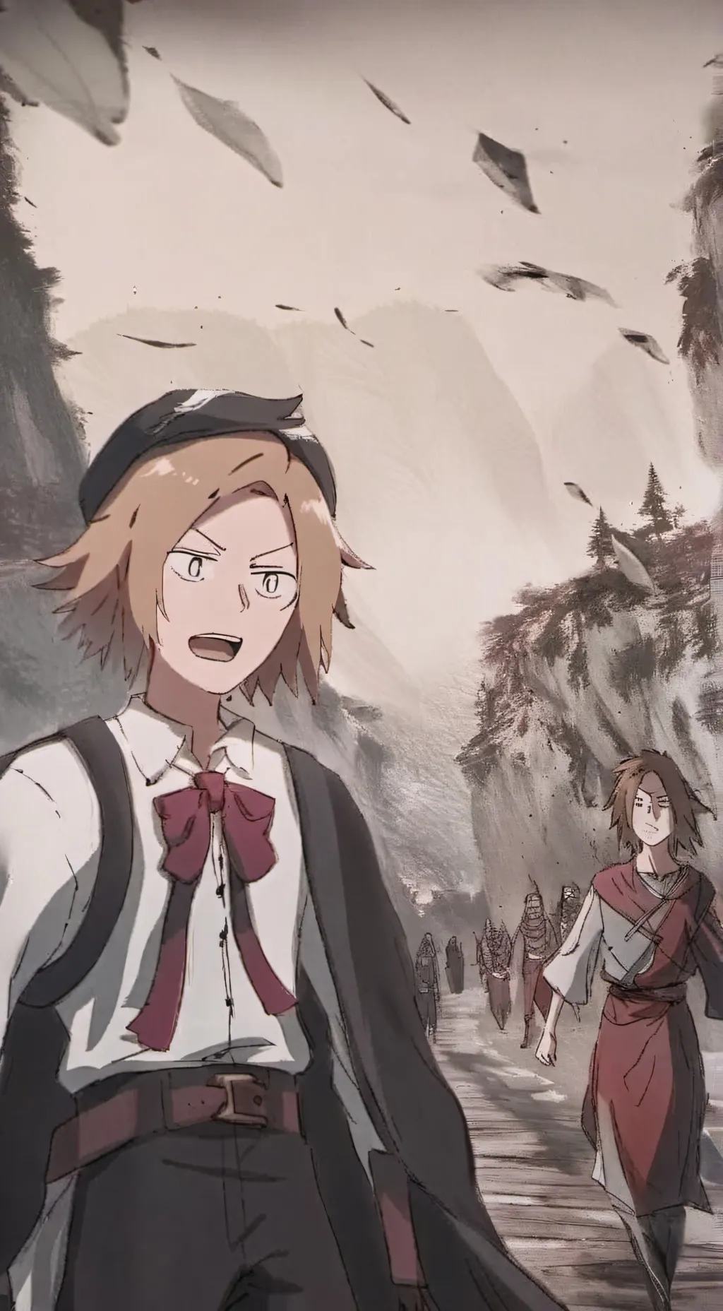 ai character: •Denki• background