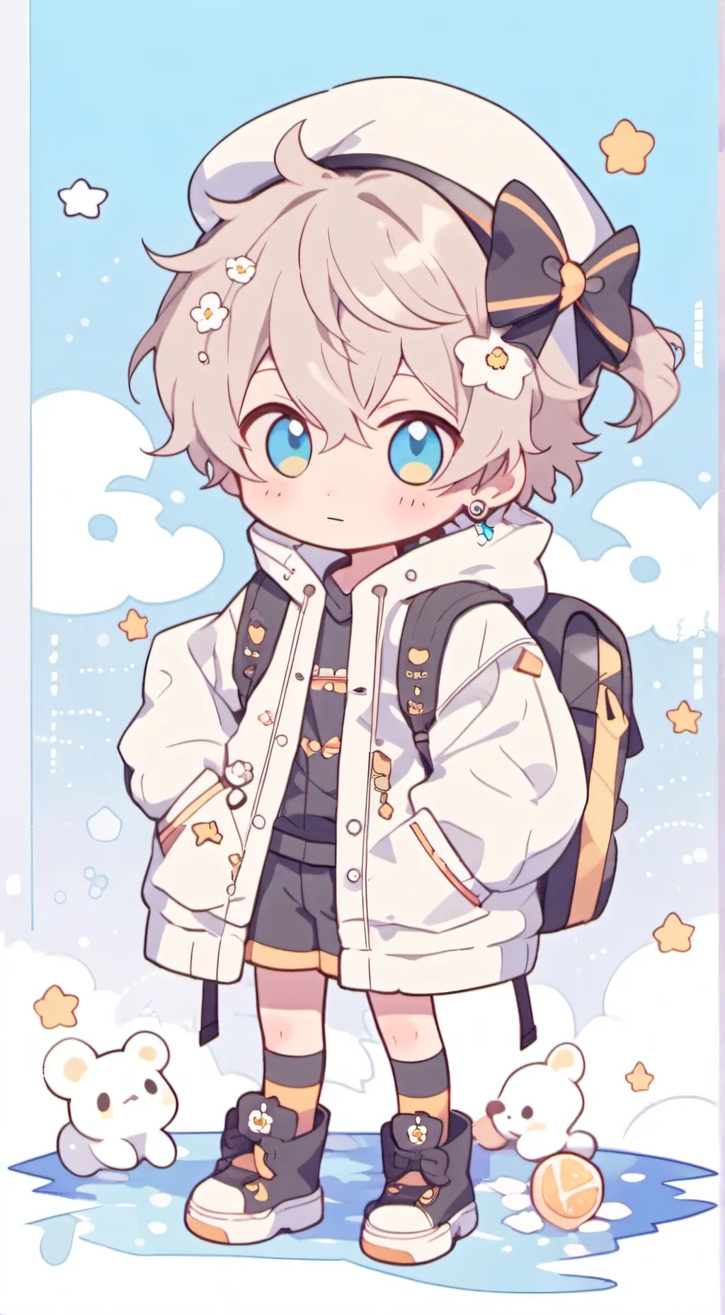 ai character: Enhypen+roomates background