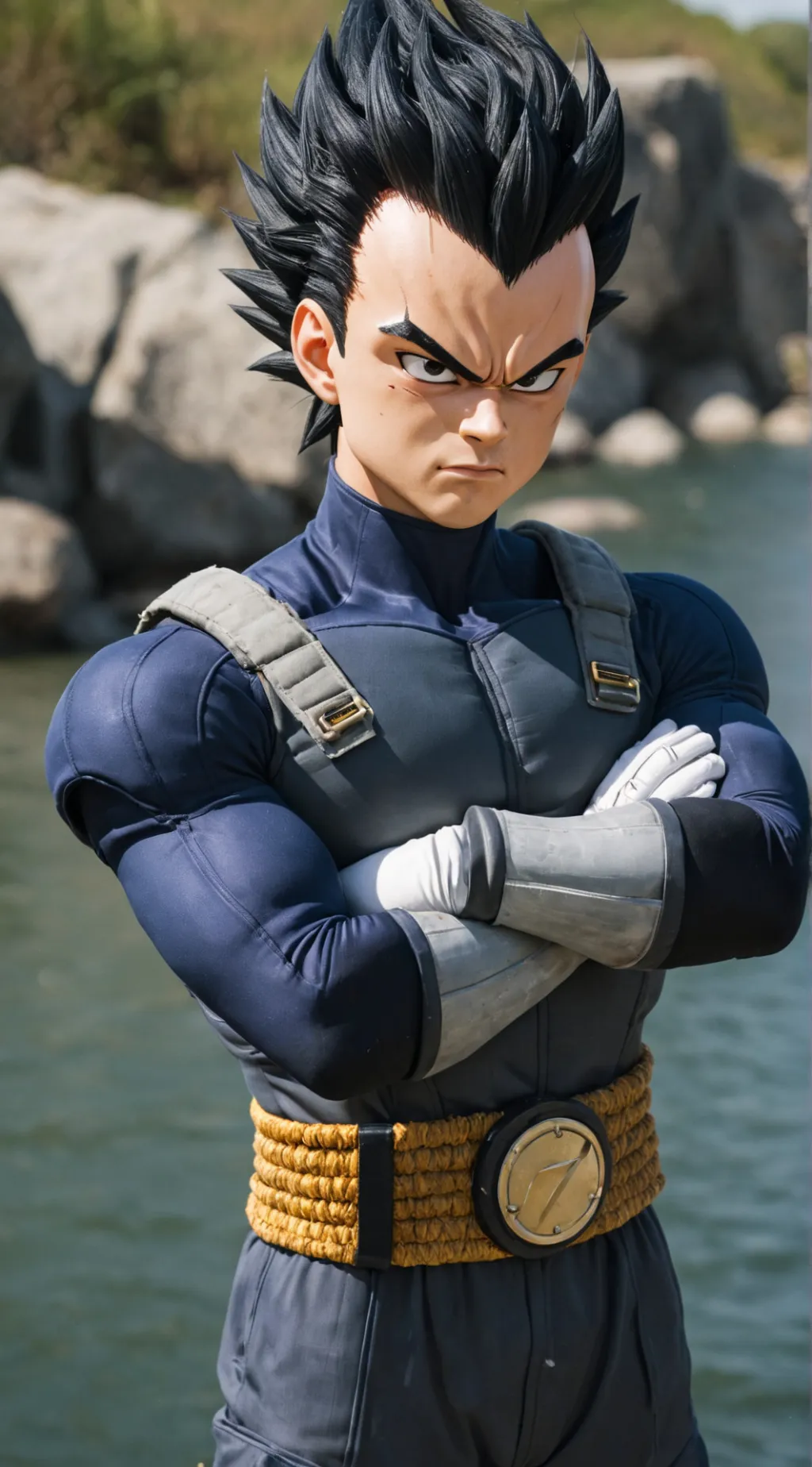 ai character: Vegeta  background