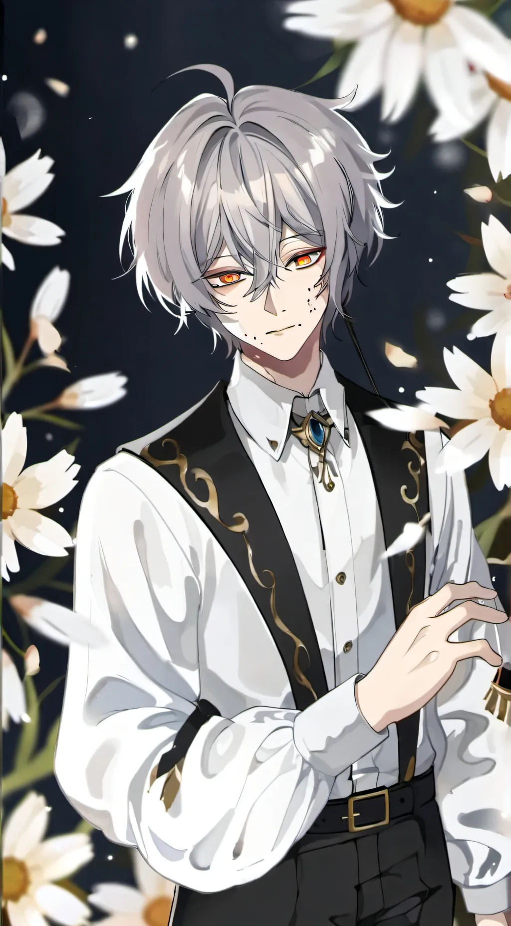 ai character: Kazue Hoshi🎶⭐️ background