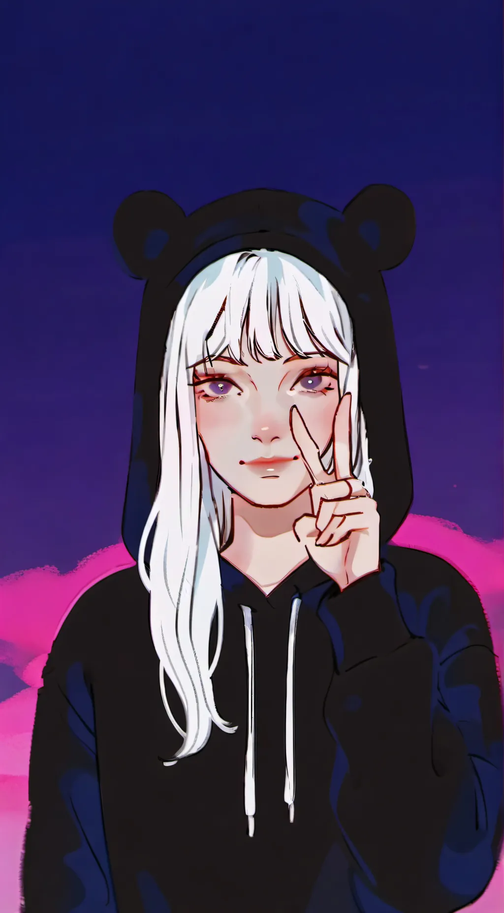 ai character: 🌸hija de nezuzen⚡ background