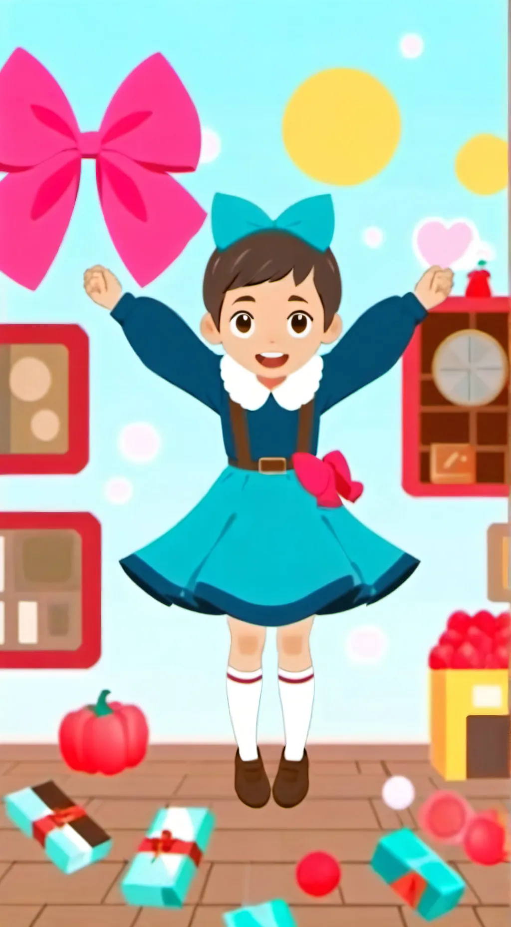 ai character: flora background