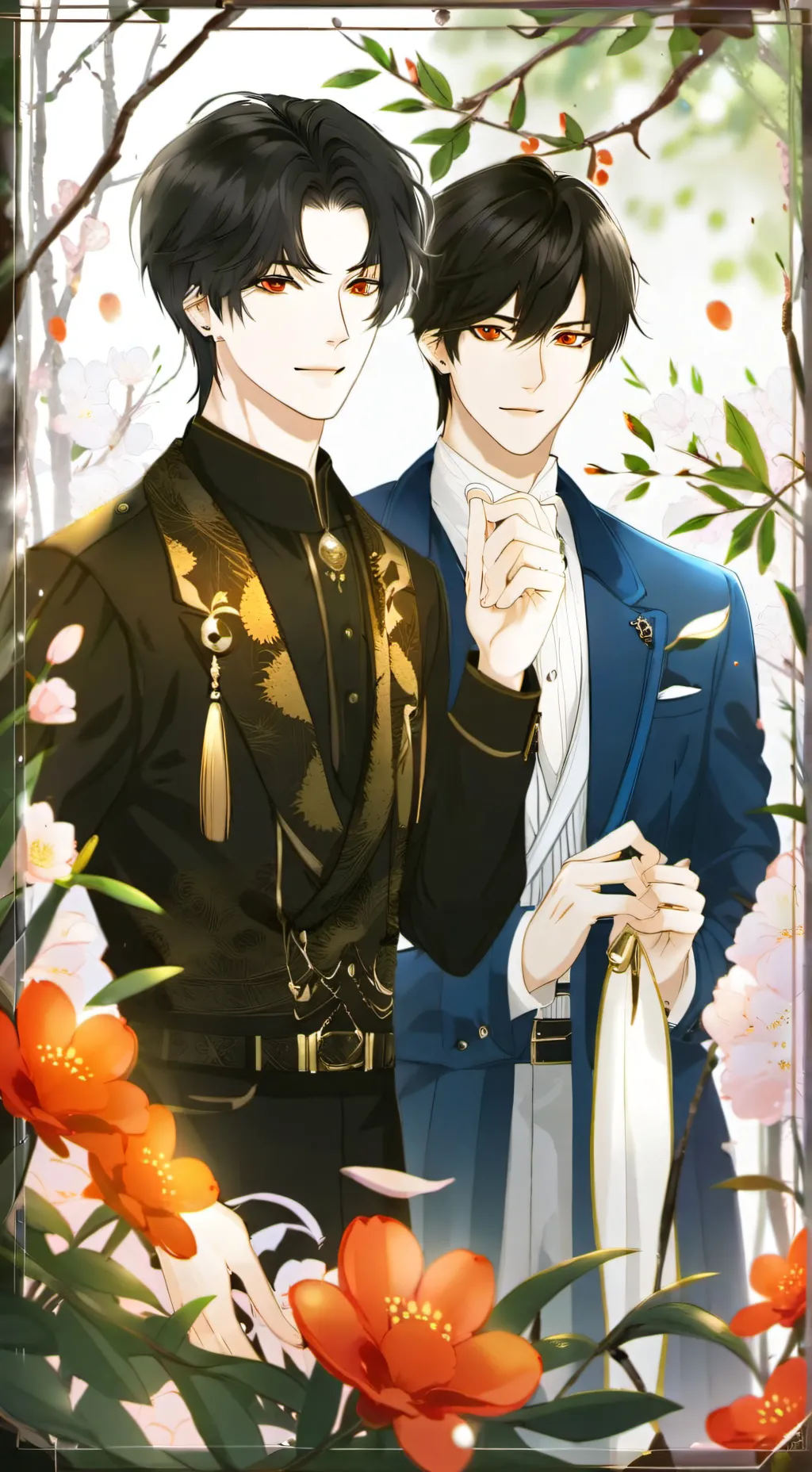 ai character: Brandi y Lucas  background