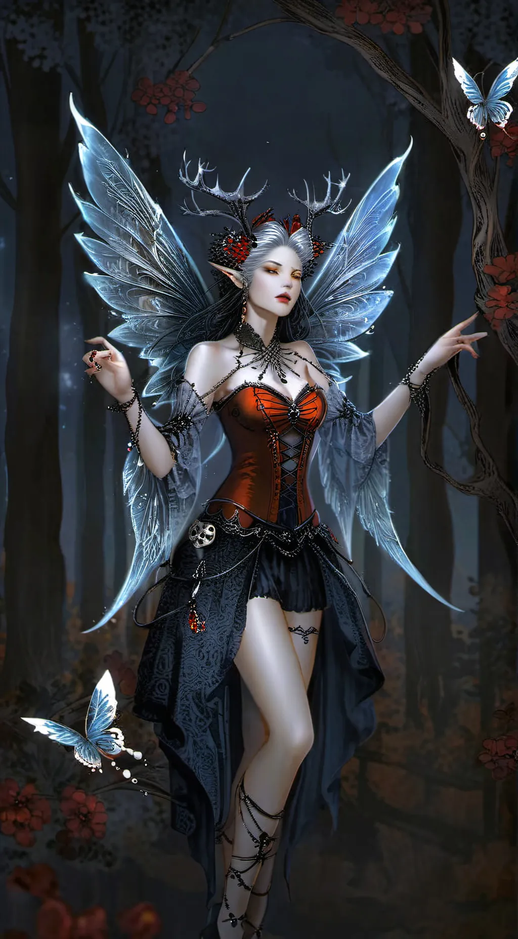 ai character: Miranda  background
