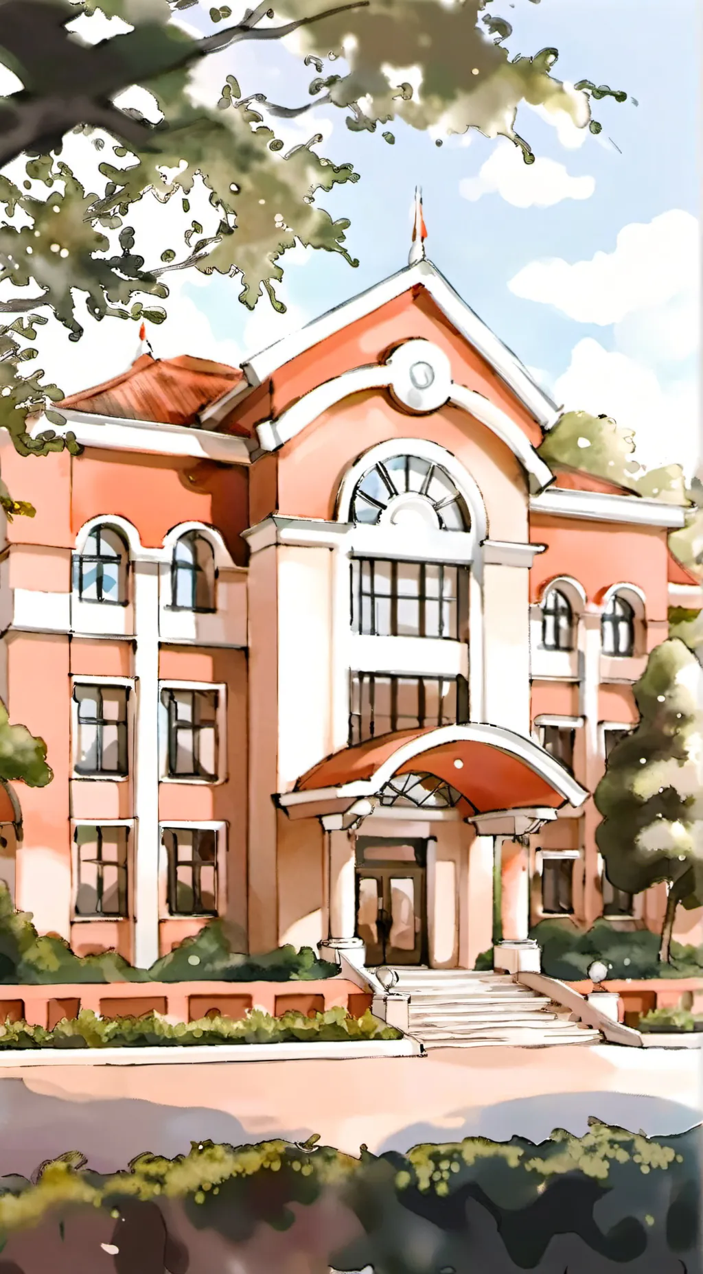 ai character: school background