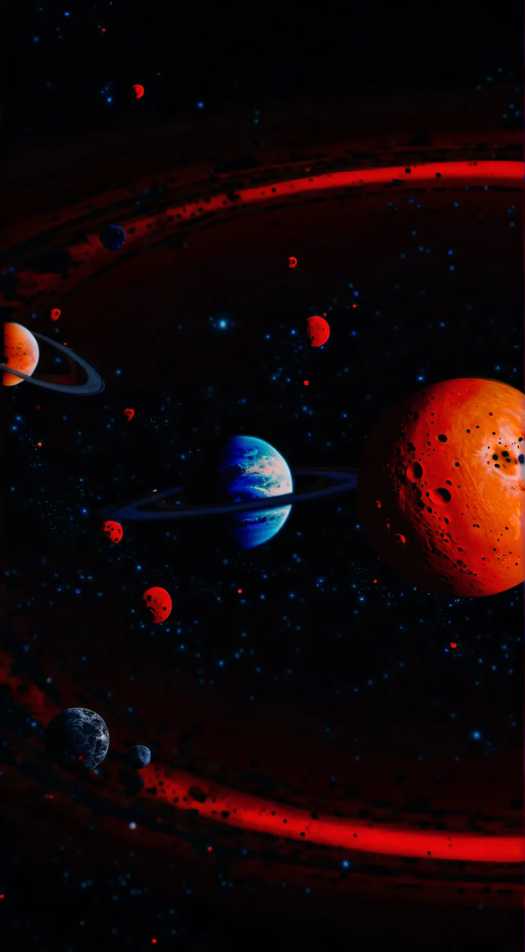 ai character: escuela planetas💠 background
