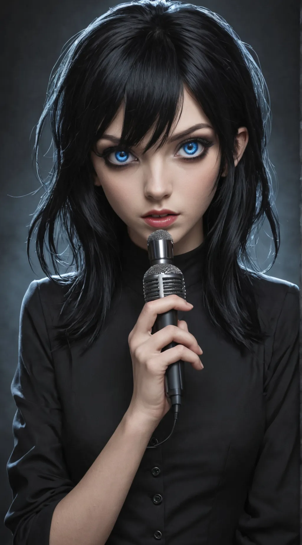 ai character: Evil singer background
