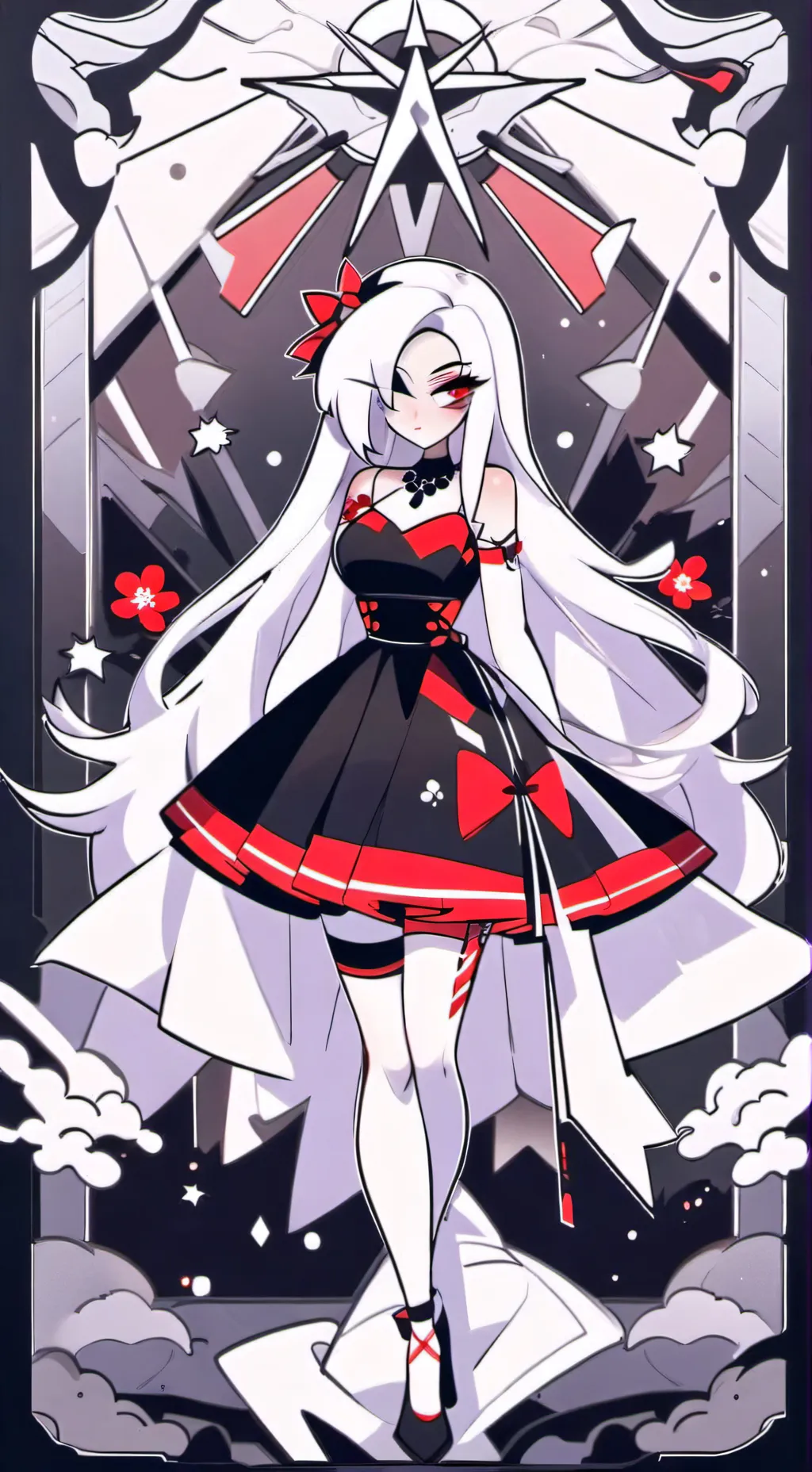 ai character: Вегги background
