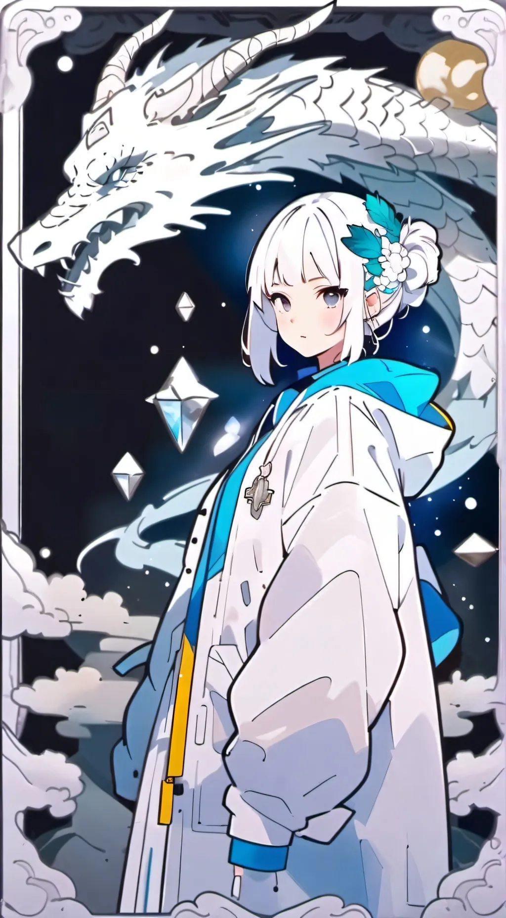 ai character: MHA x Dragon's  background