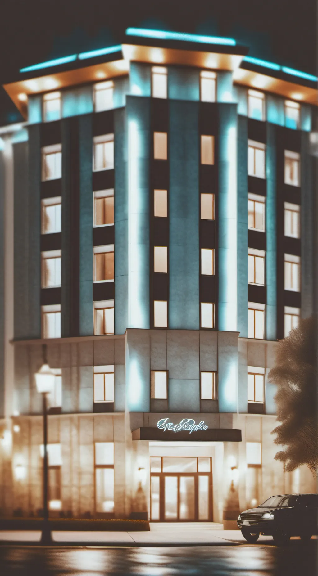 ai character: *~Astro Hotel~* background