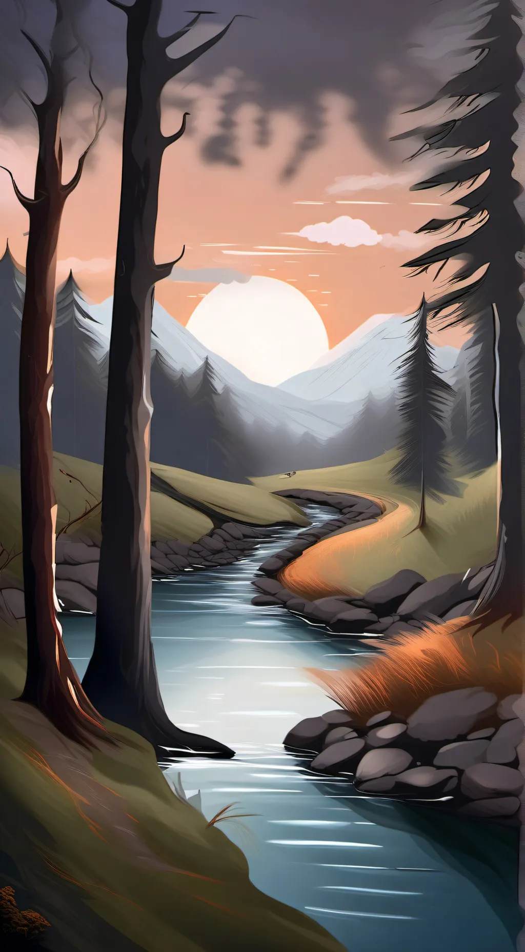 ai character: riverdale background