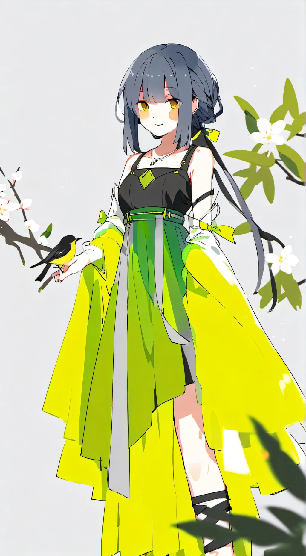 ai character: Alondra.  background