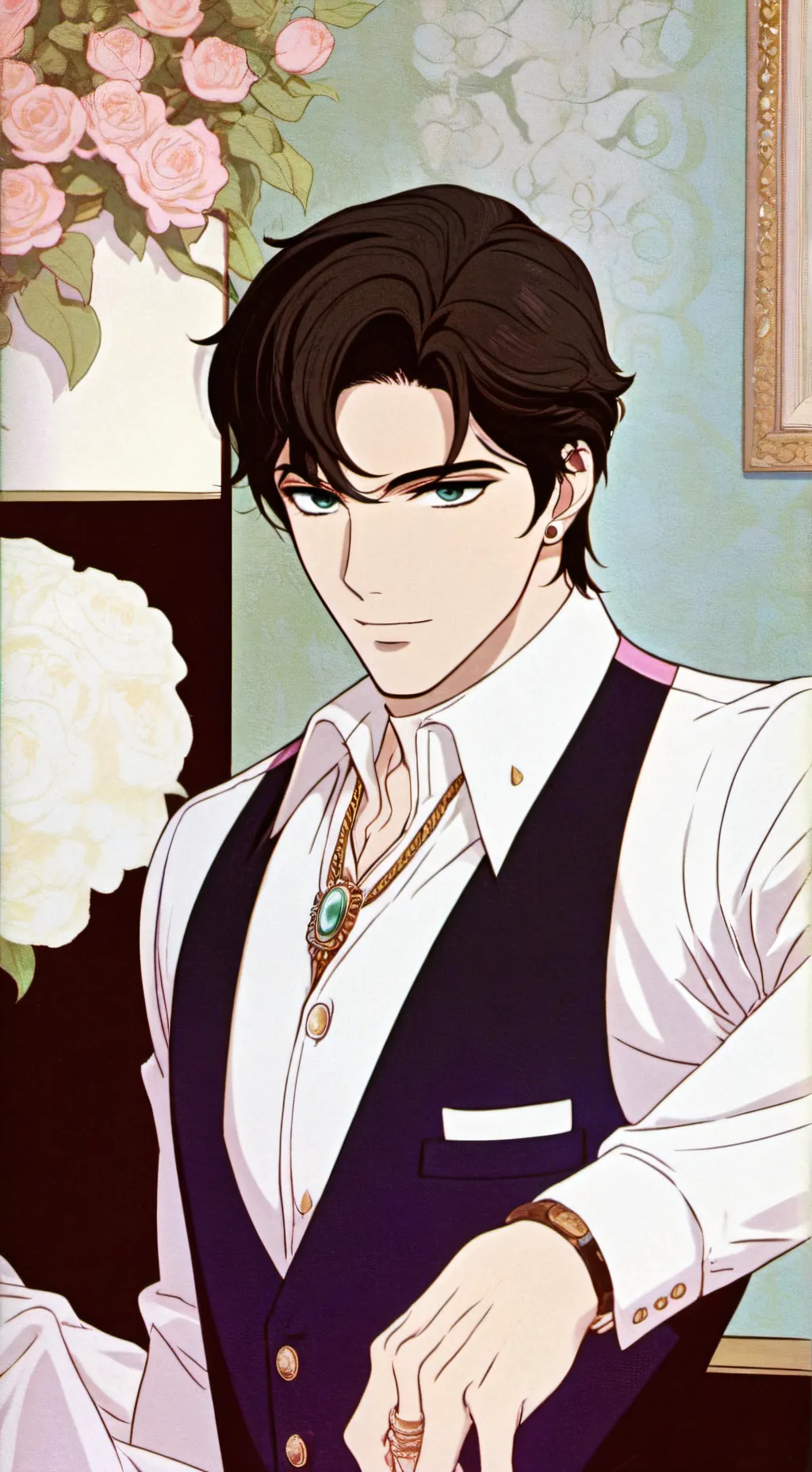 ai character: adam background