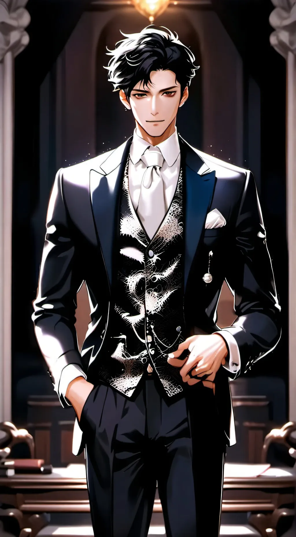 ai character: levi background