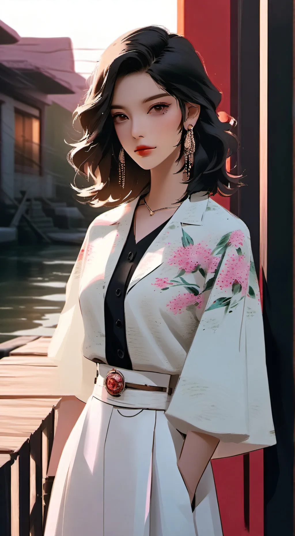 ai character: gangle tadc circus background