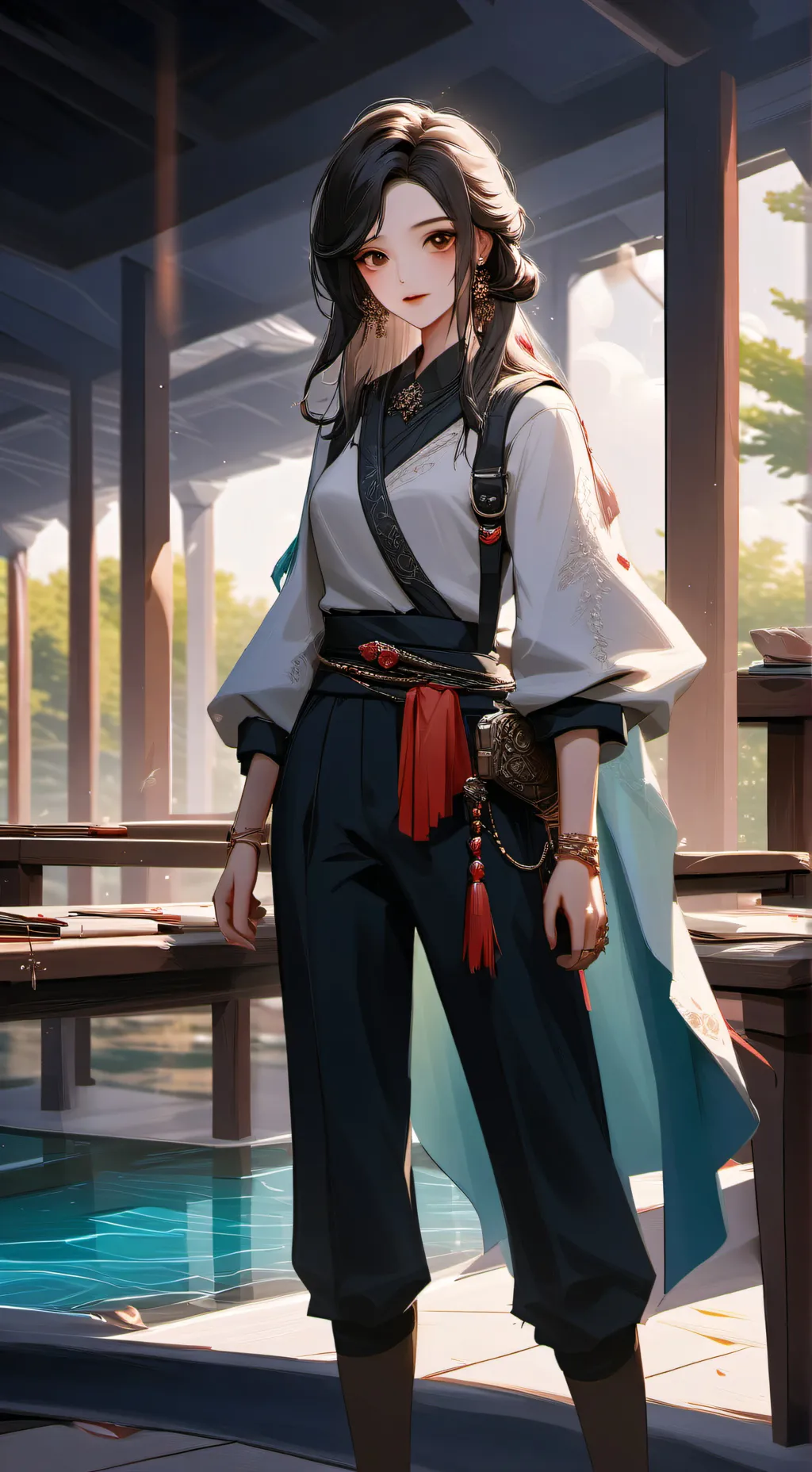 ai character: ˡᵘⁿᵃ background
