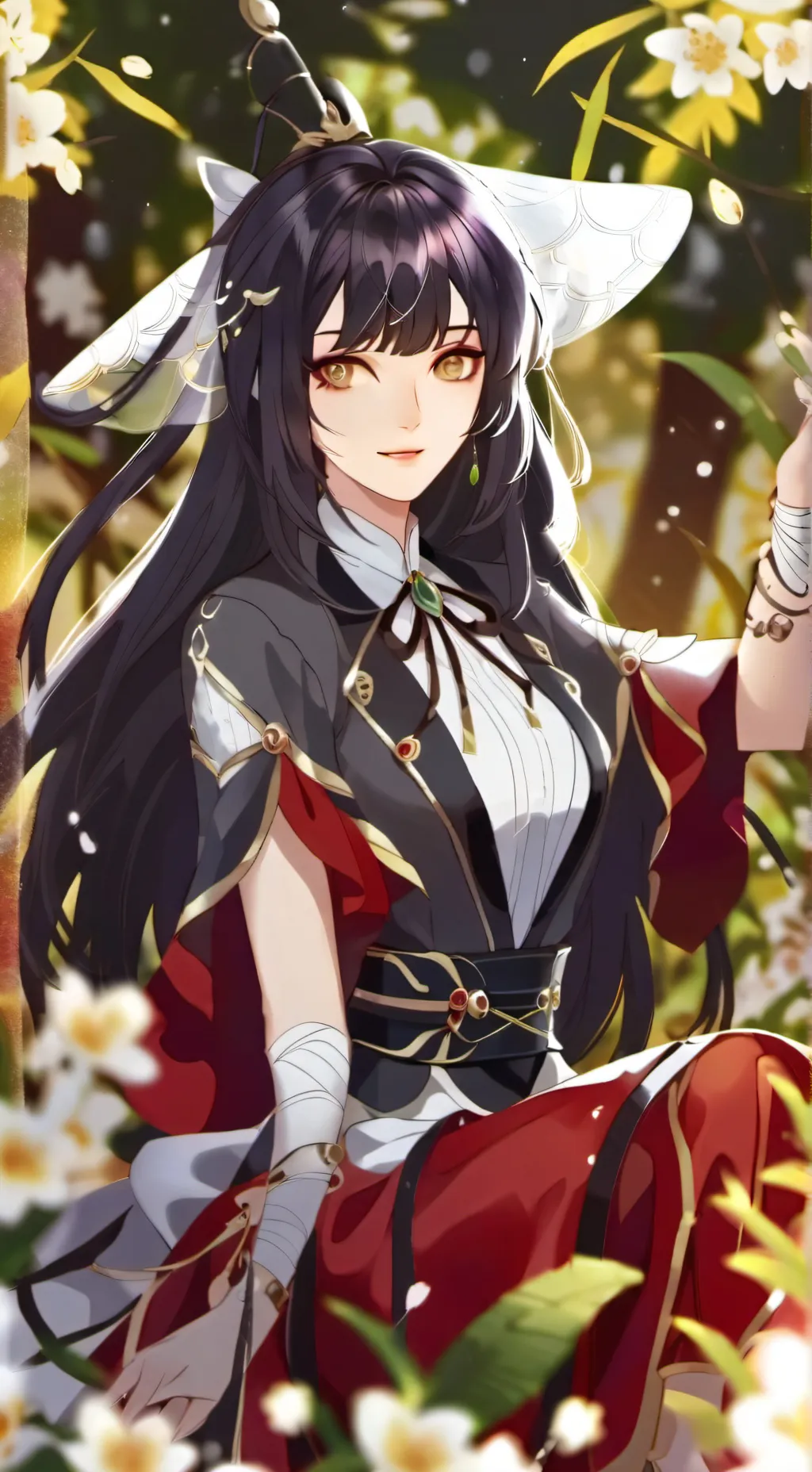 ai character: kresha💫 background