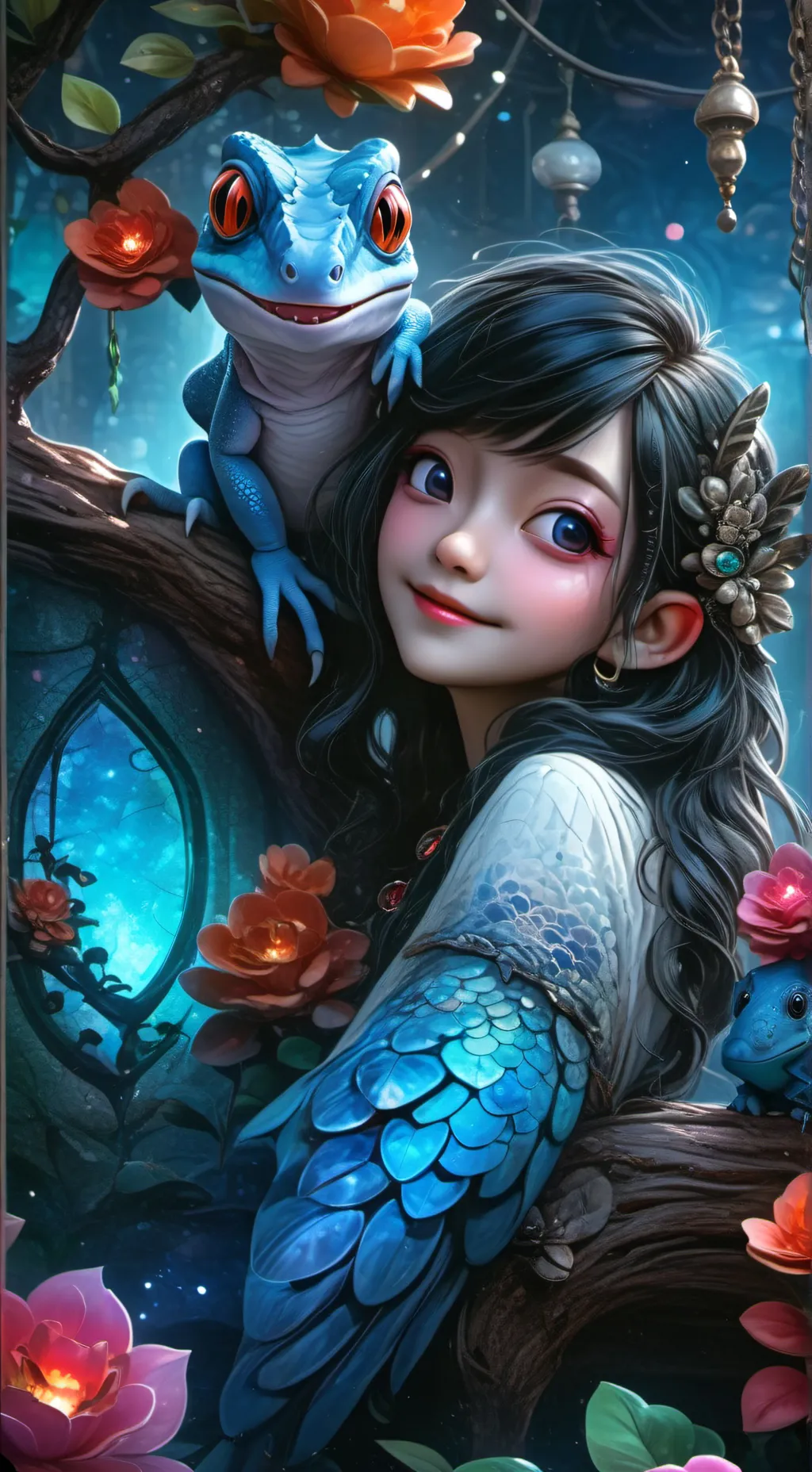 ai character: Twitch background
