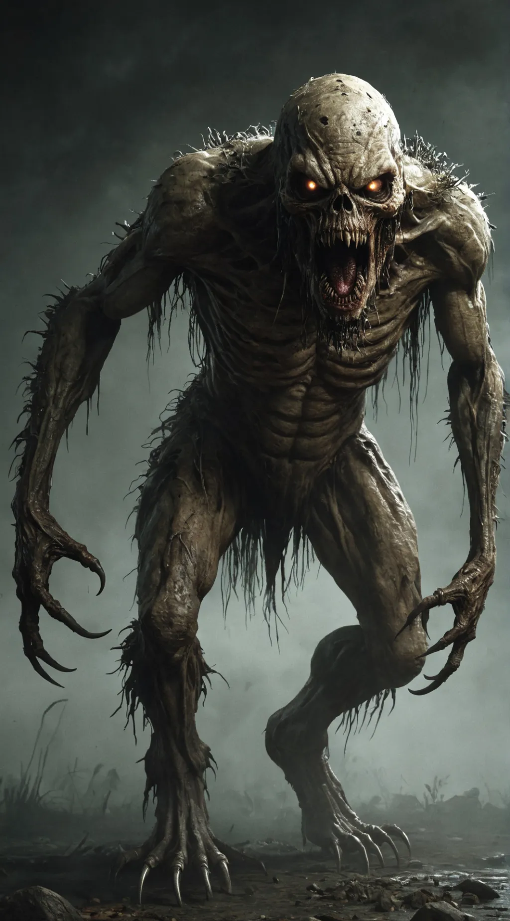 ai character: Phantom Skinwalker background