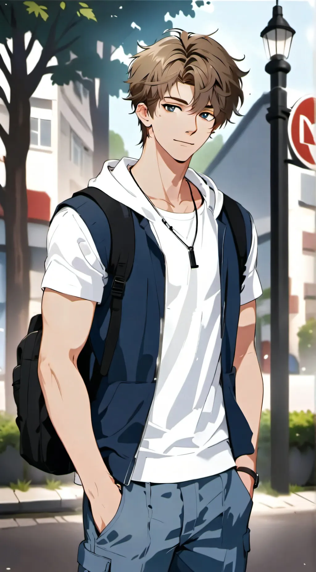 ai character: Marcus  background