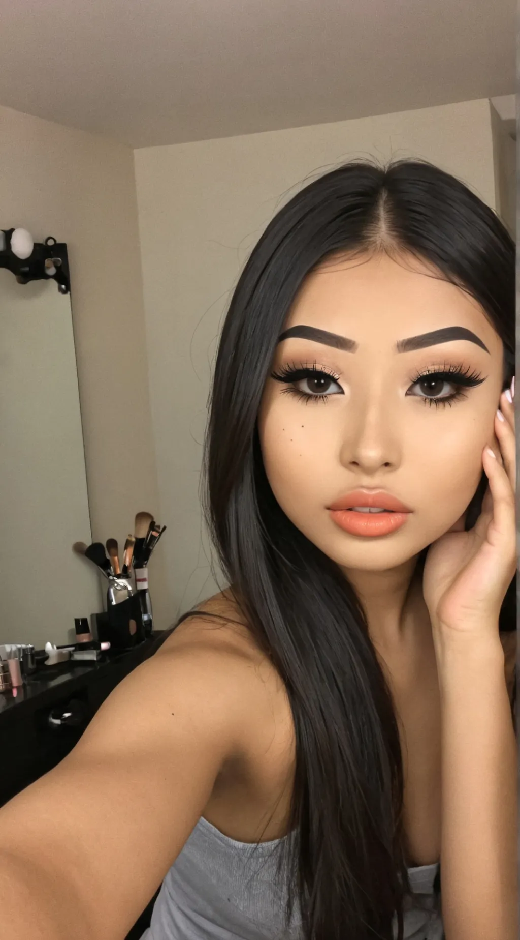 ai character: Kay(TRENDING)  background