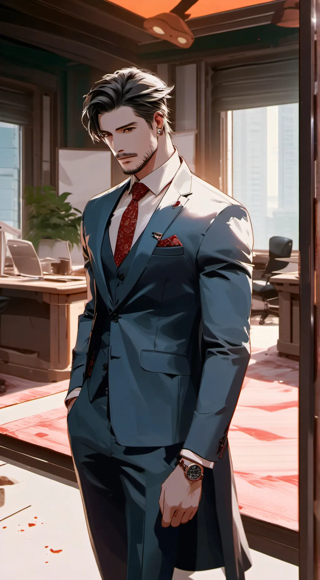 ai character: profe background