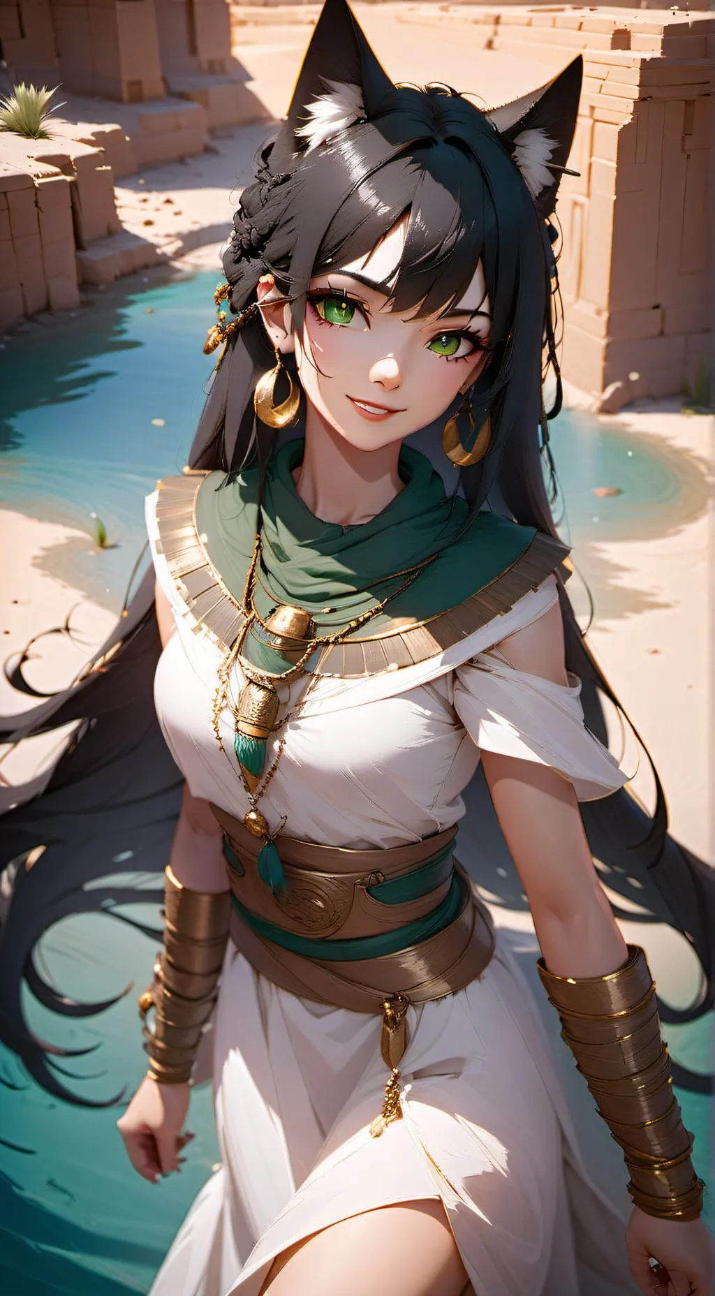 ai character: The Spinx background