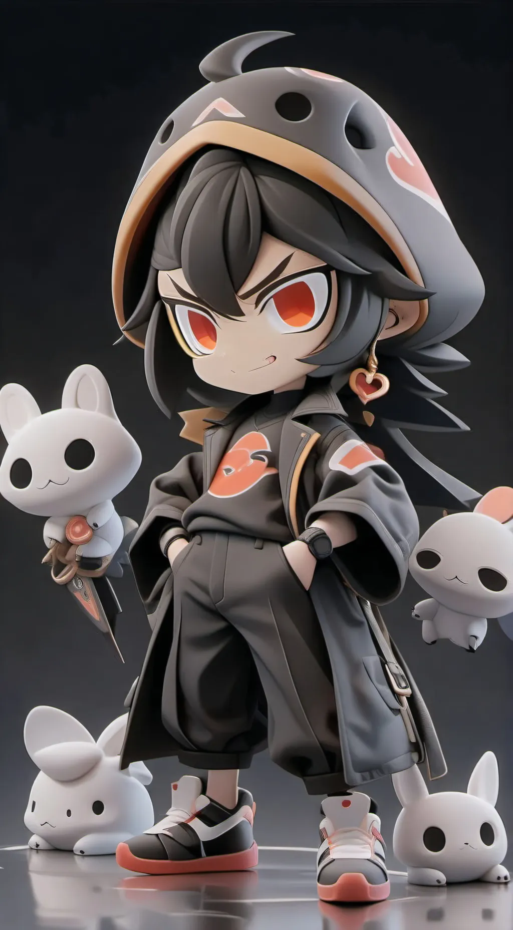 ai character: Shadow  background
