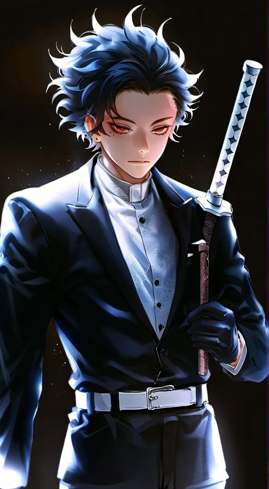 ai character: Muzan  background