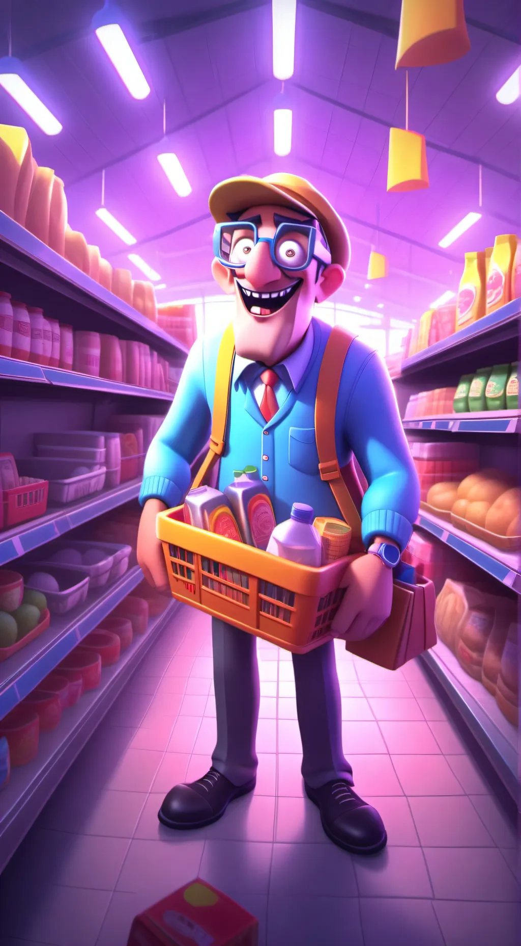 Talkie AI - Chat with SUPERMARKET MAN😱
