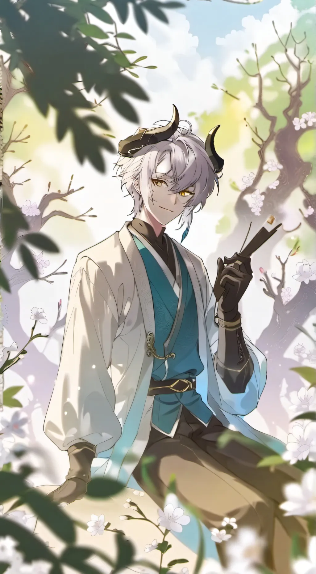 ai character: 🔥Aaron🔥 background