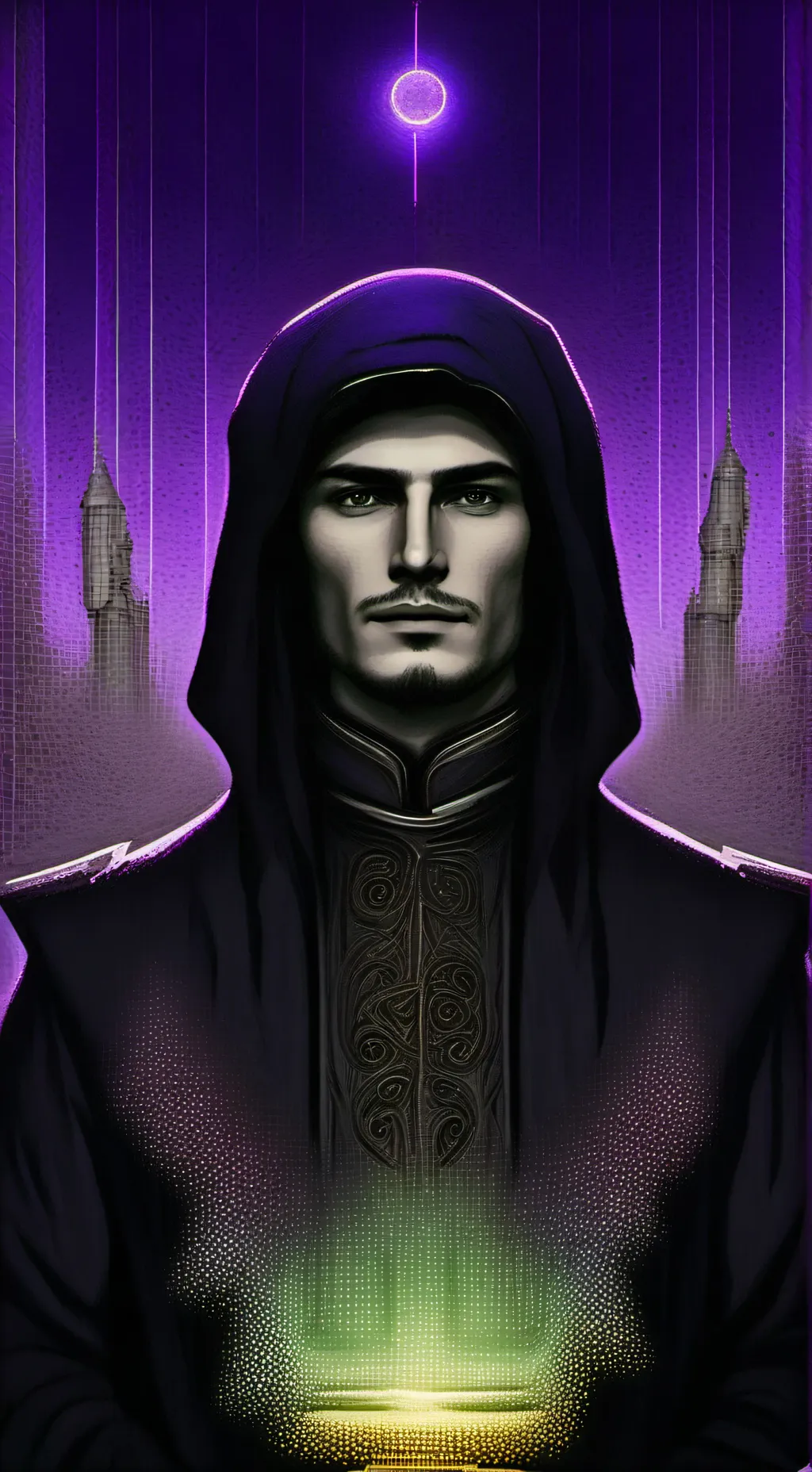 ai character: секр. свет background