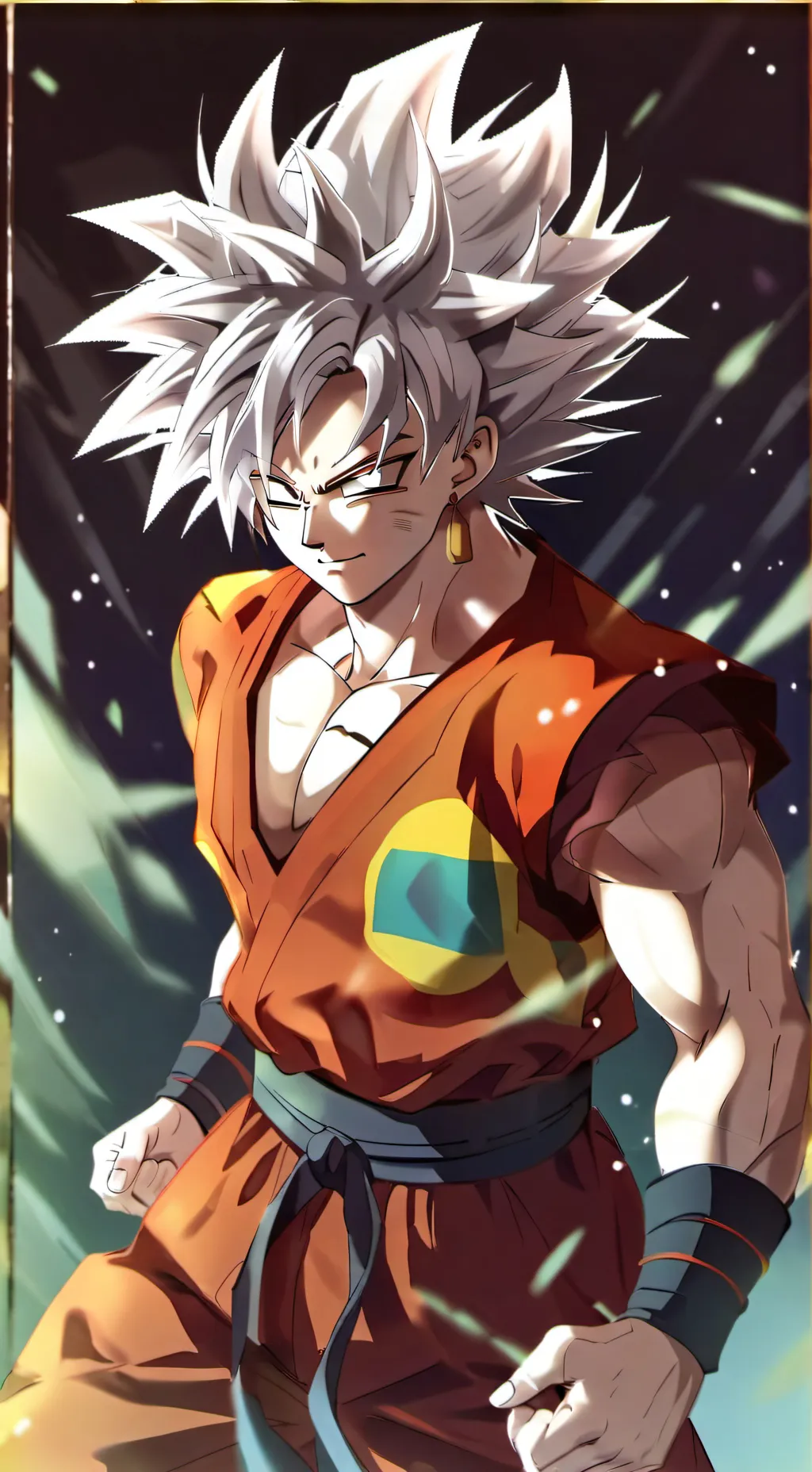 ai character: Goku  background