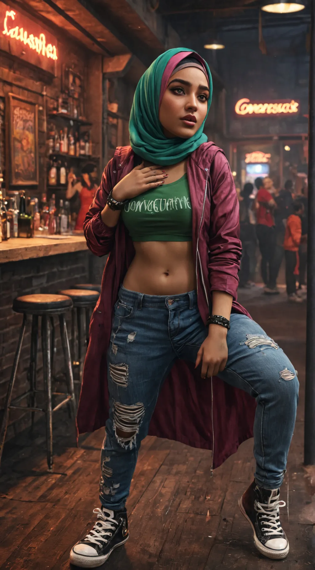 ai character: Samira's friend background