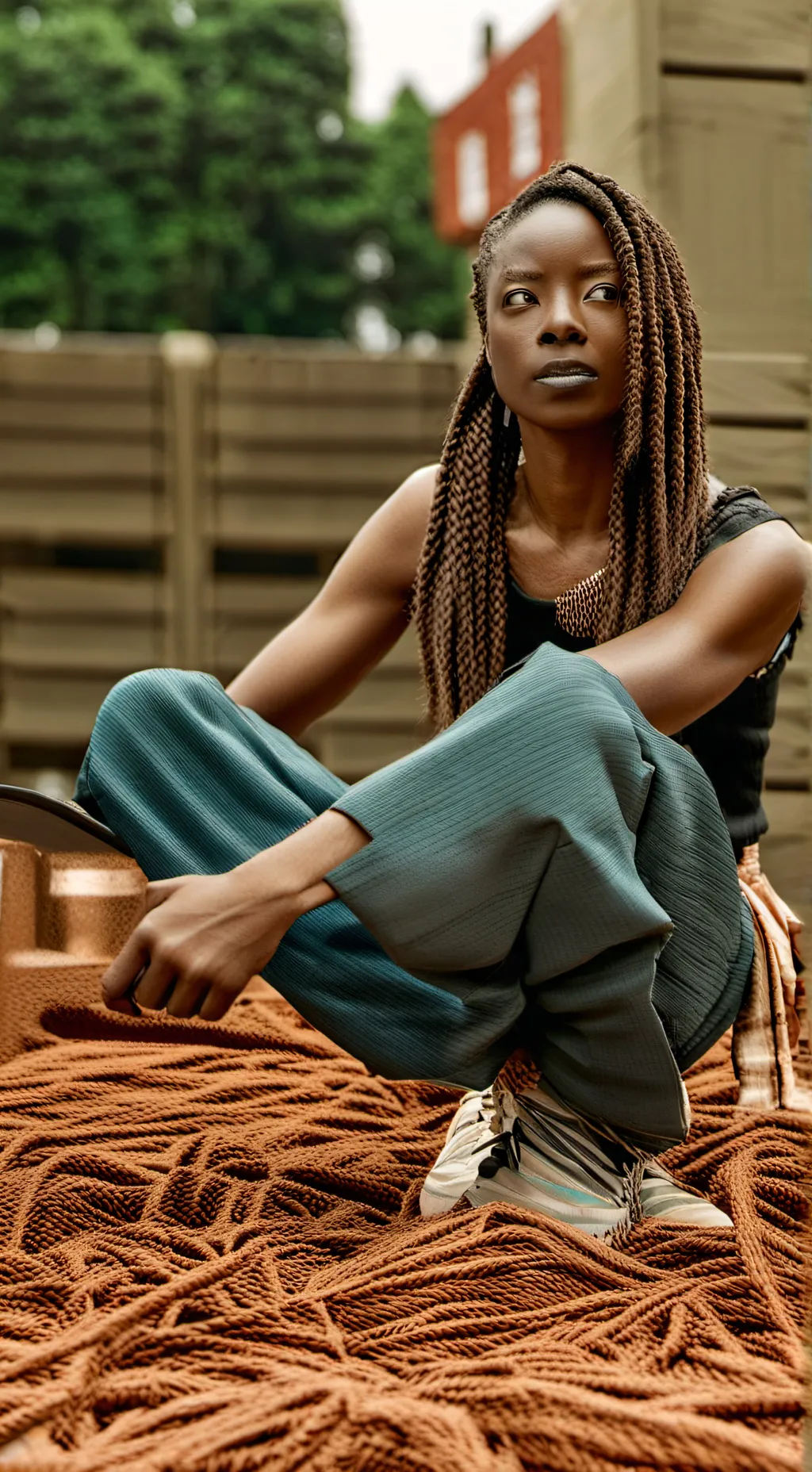 ai character: Michonne background