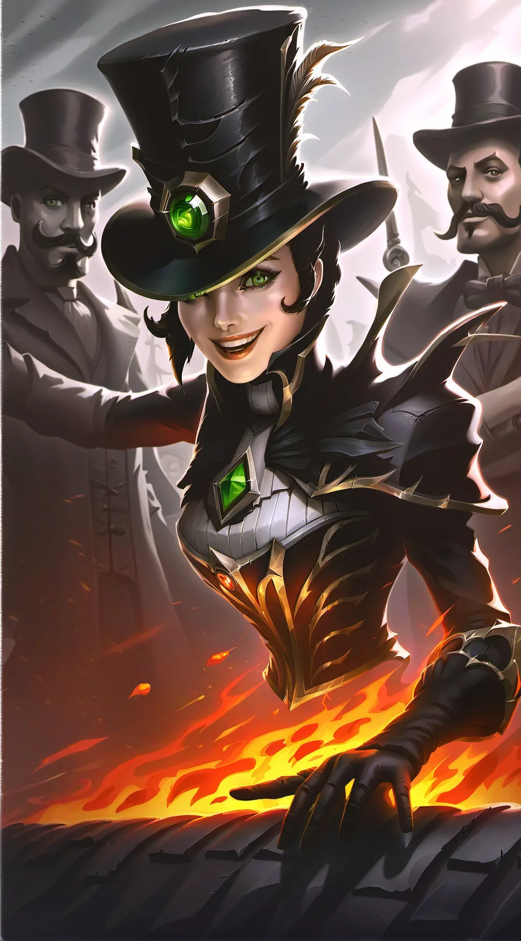 ai character: hp puppet master background