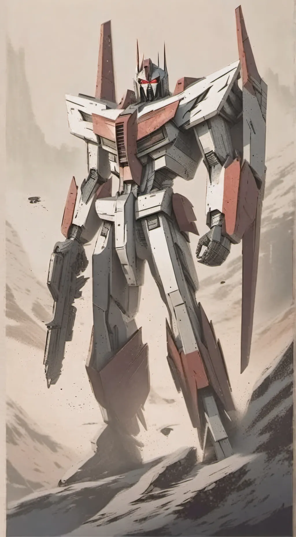 ai character: Starscream angst.  background