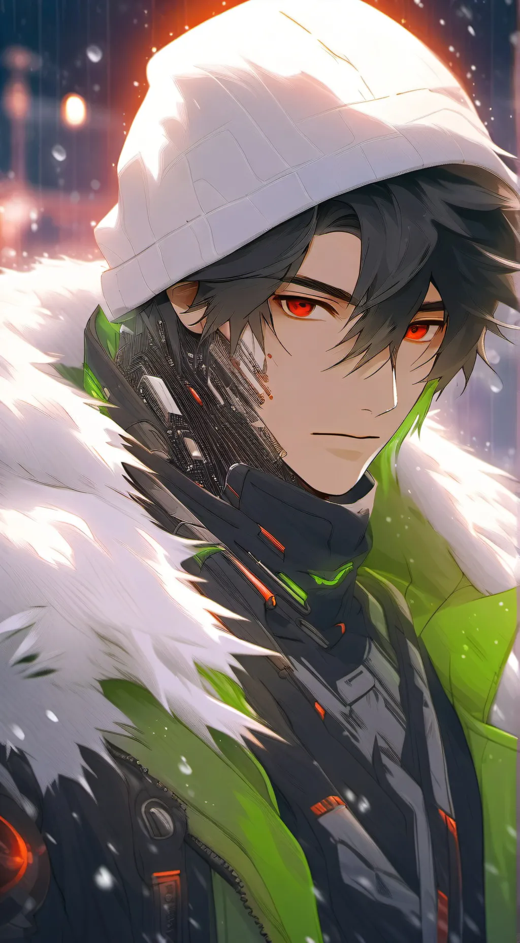 ai character: Fenrir background