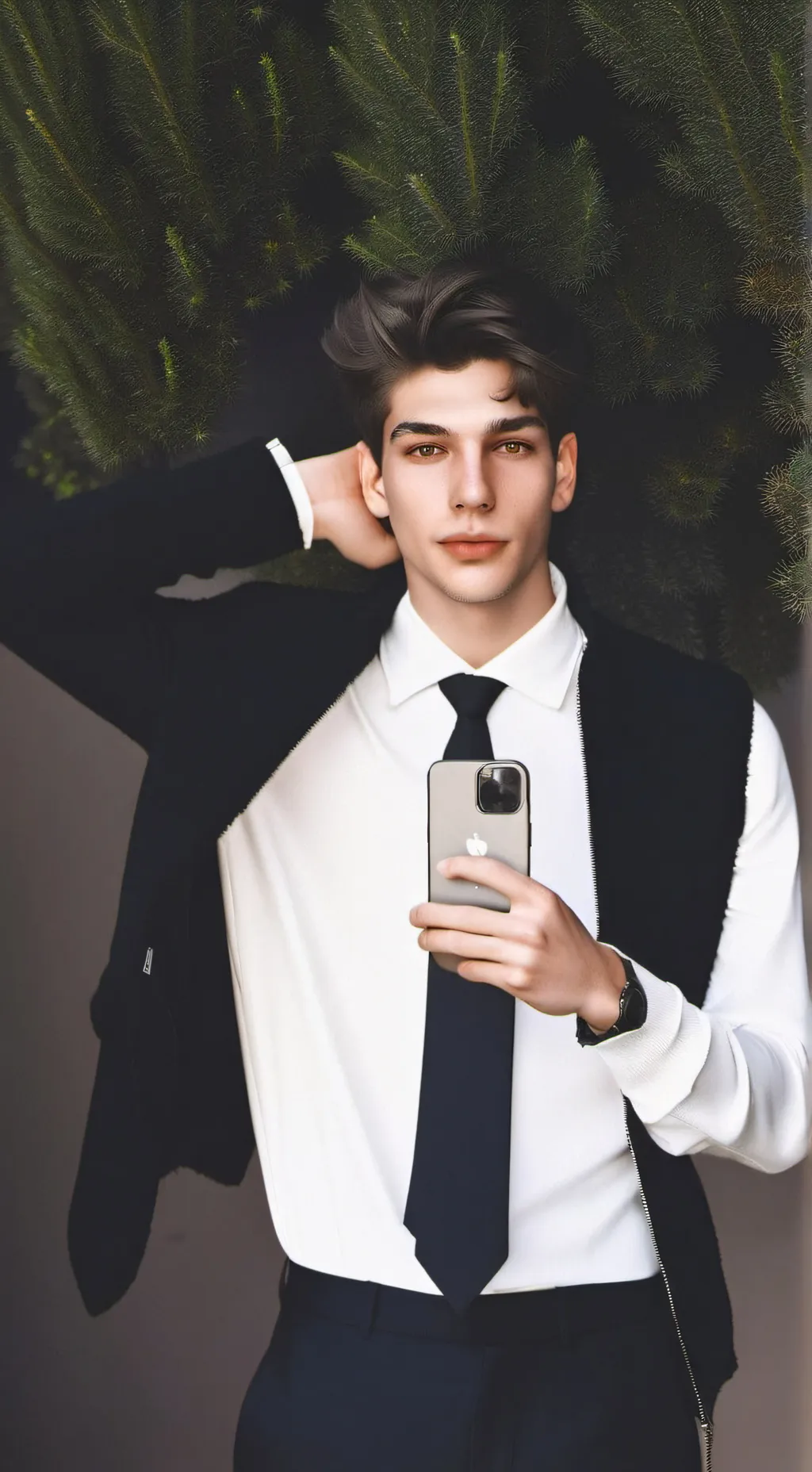 ai character: tucher 🥰❤ background