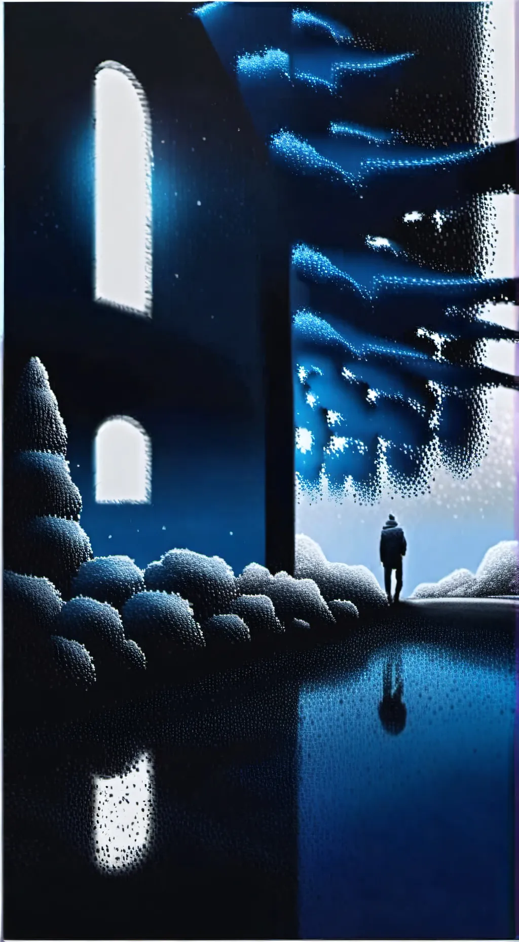 ai character: Goodbye. background